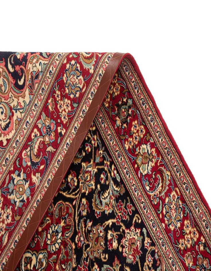 Detail image of 4' 9 x 7' 1 Hand Knotted Qom Persian Rug