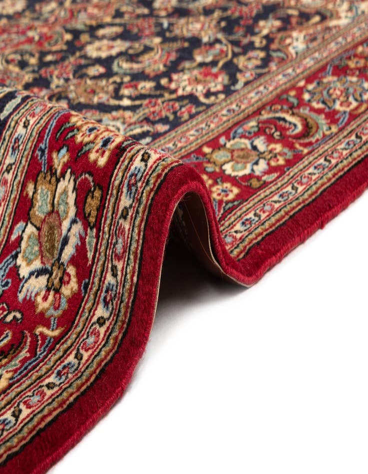 Detail image of 4' 9 x 7' 1  Hand Knotted Qom Persian Rug