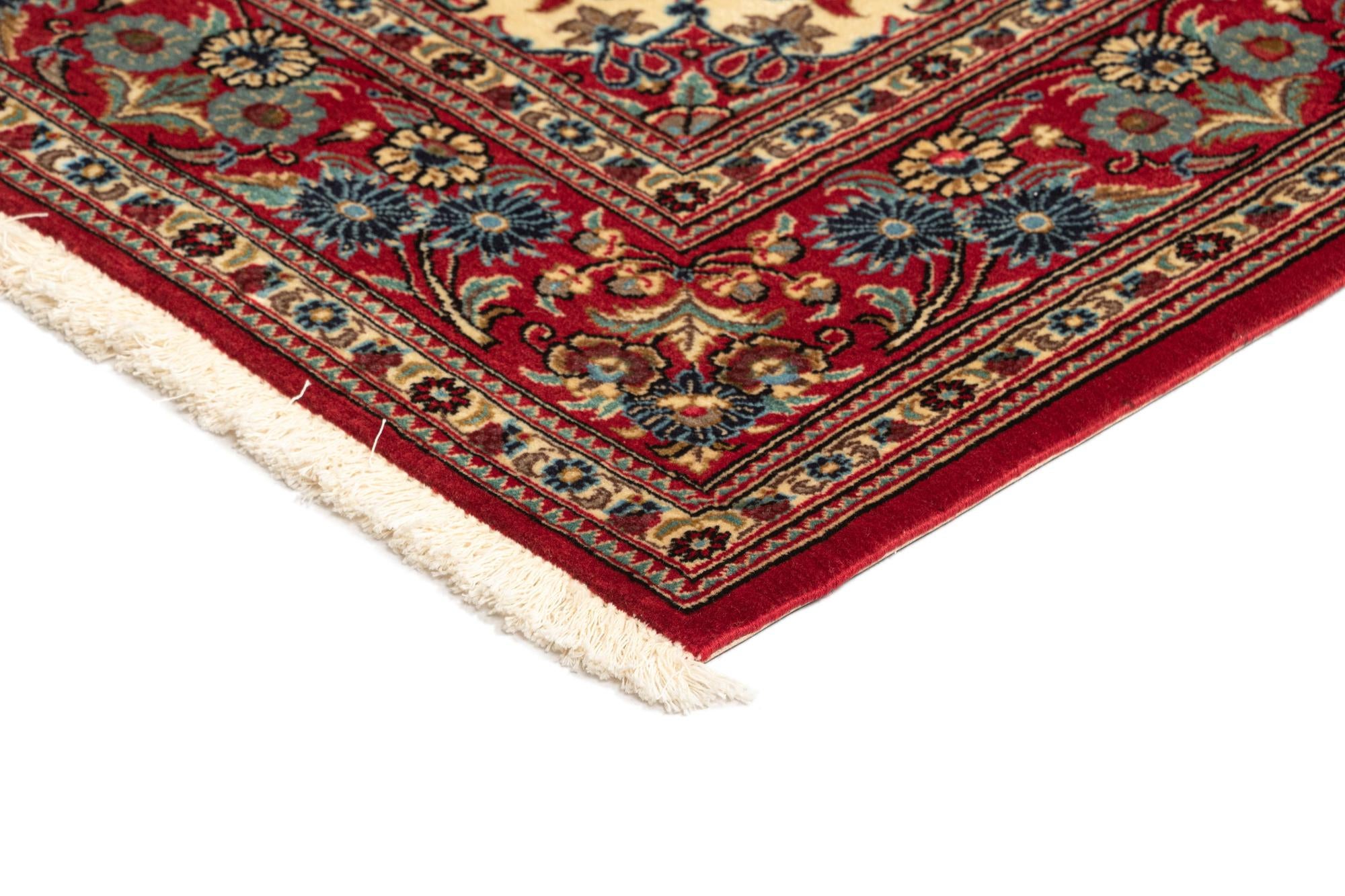 4' 6 x 6' 7 Hand Knotted Qom Persian Rug