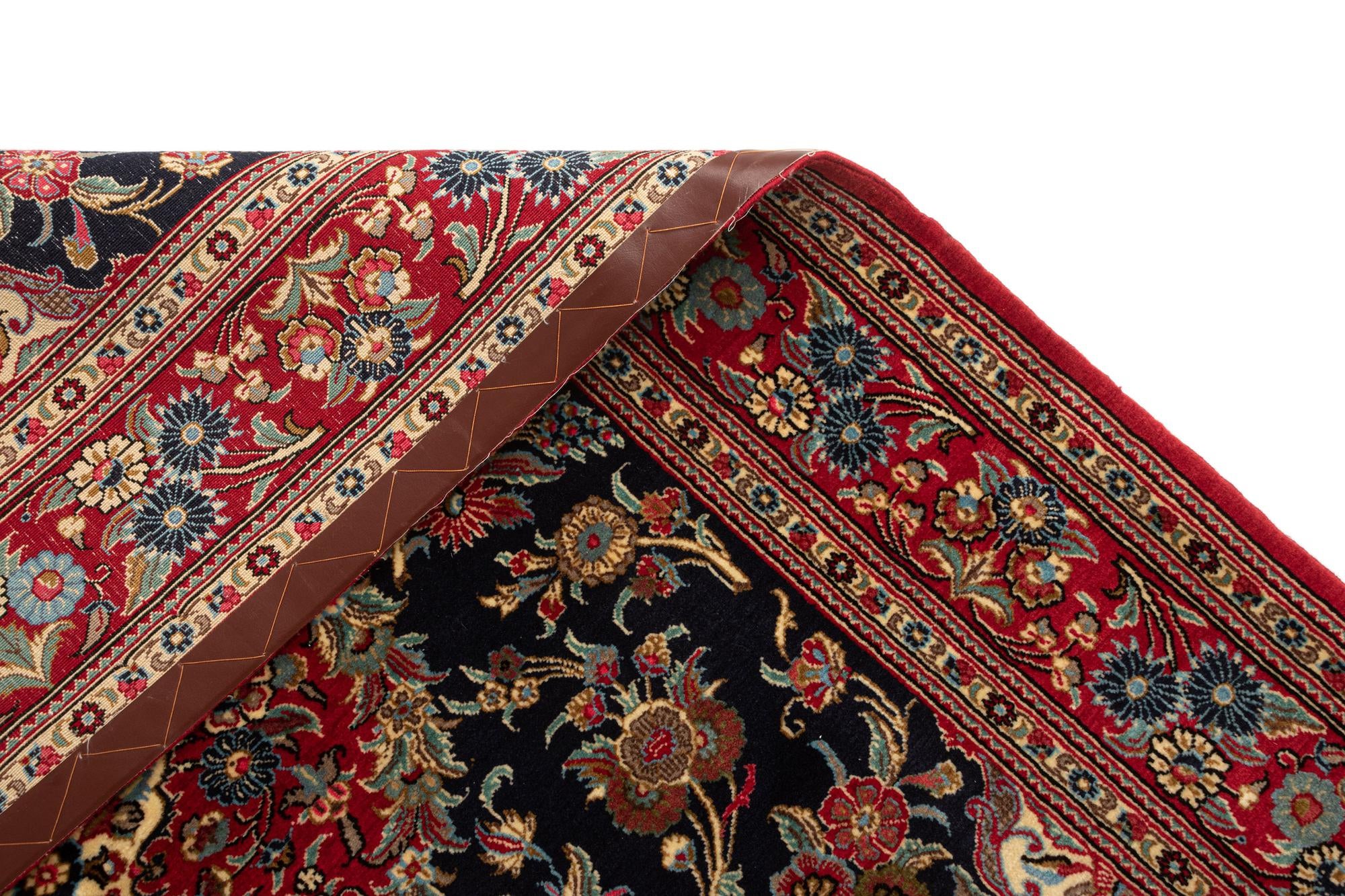 4' 6 x 6' 7 Hand Knotted Qom Persian Rug