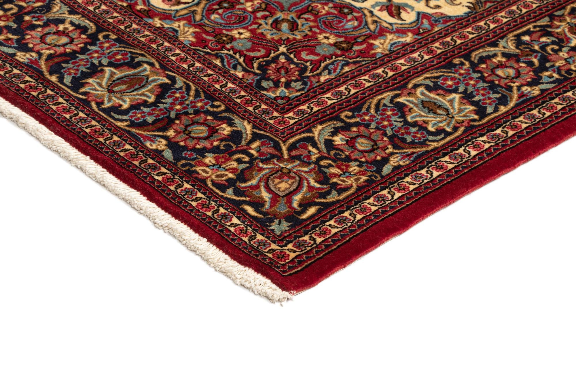 4' 9 x 7' Hand Knotted Qom Persian Rug