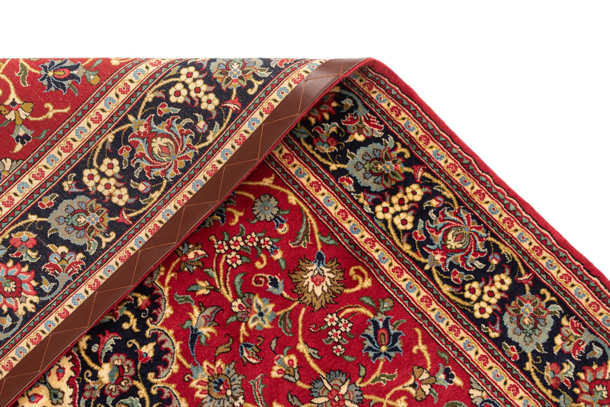 4' 10 x 7' 1 Hand Knotted Qom Persian Rug