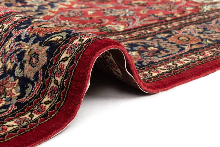 Detail image of 4' 8 x 6' 11 Hand Knotted Qom Persian Rug