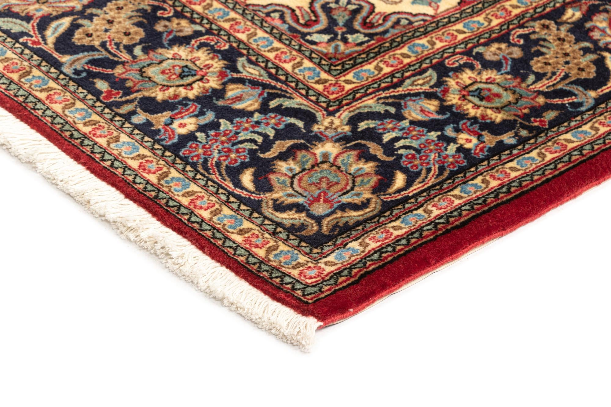 4' 8 x 6' 10 Hand Knotted Qom Persian Rug