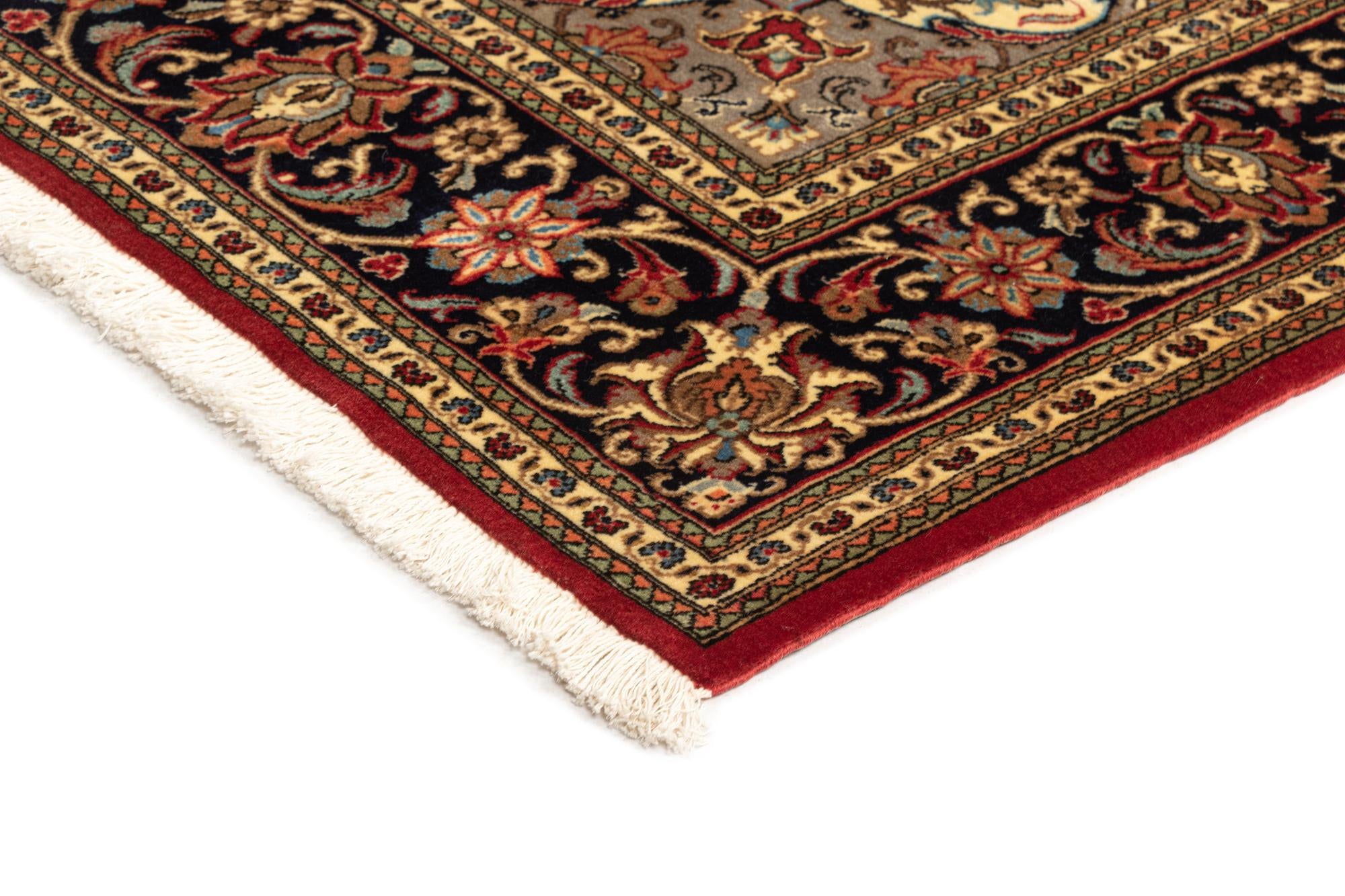 4' 8 x 7' Hand Knotted Qom Persian Rug