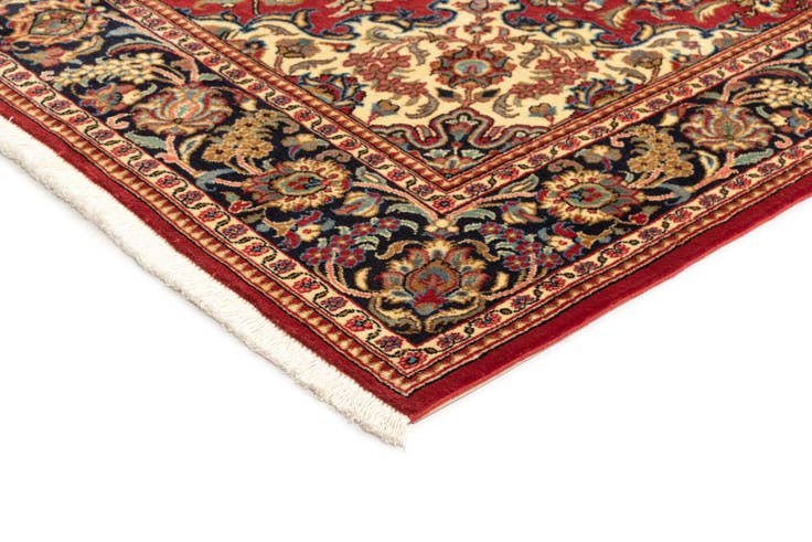 Detail image of 4' 8 x 7' 1 Hand Knotted Qom Persian Rug