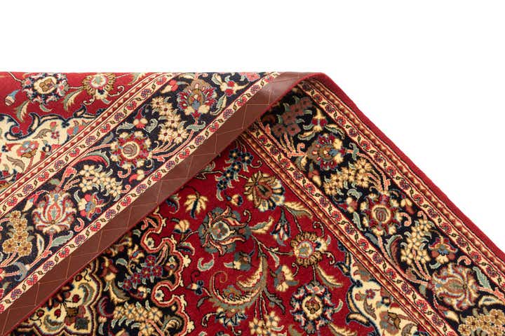 4' 8 x 7' 1 Hand Knotted Qom Persian Rug