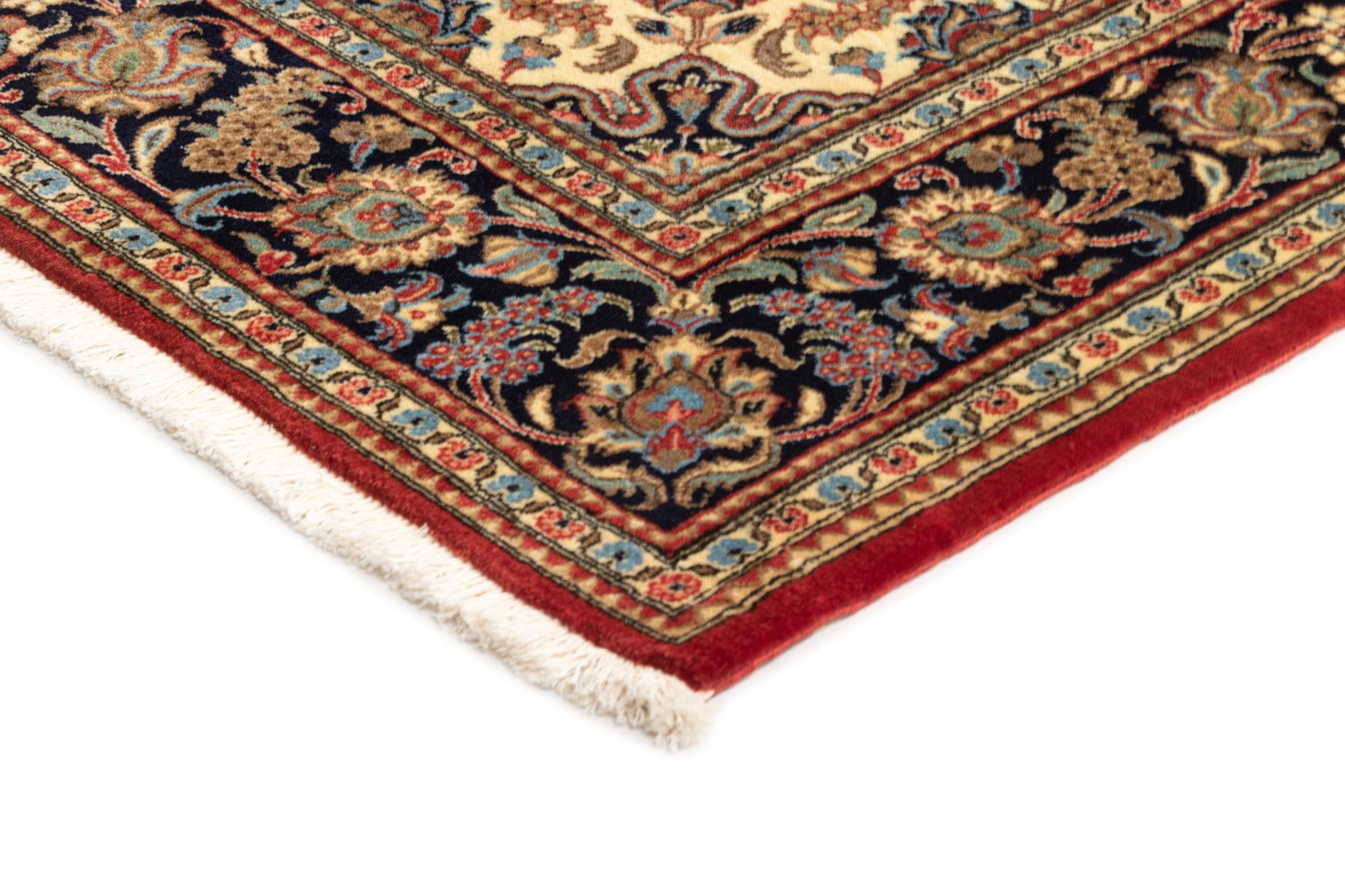 4' 8 x 6' 9 Hand Knotted Qom Persian Rug