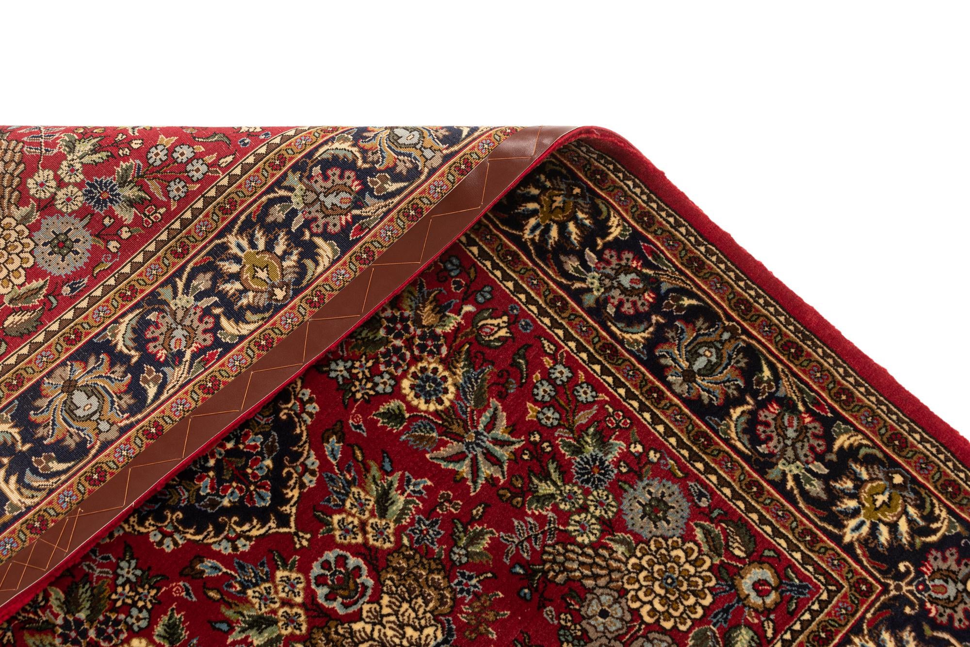 3' 5 x 5' 2 Hand Knotted Qom Persian Rug