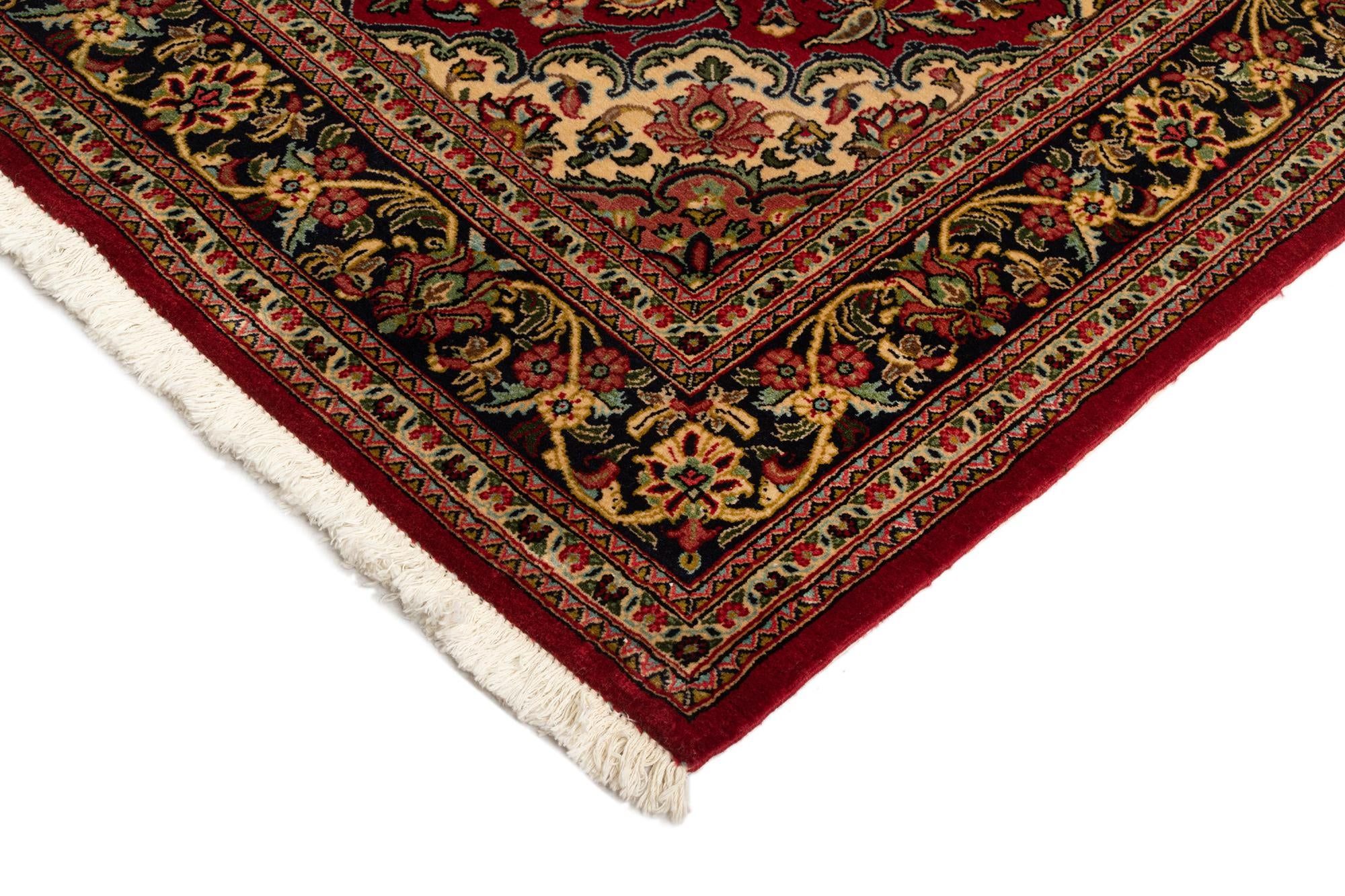 3' 3 x 5' 3 Hand Knotted Qom Persian Rug