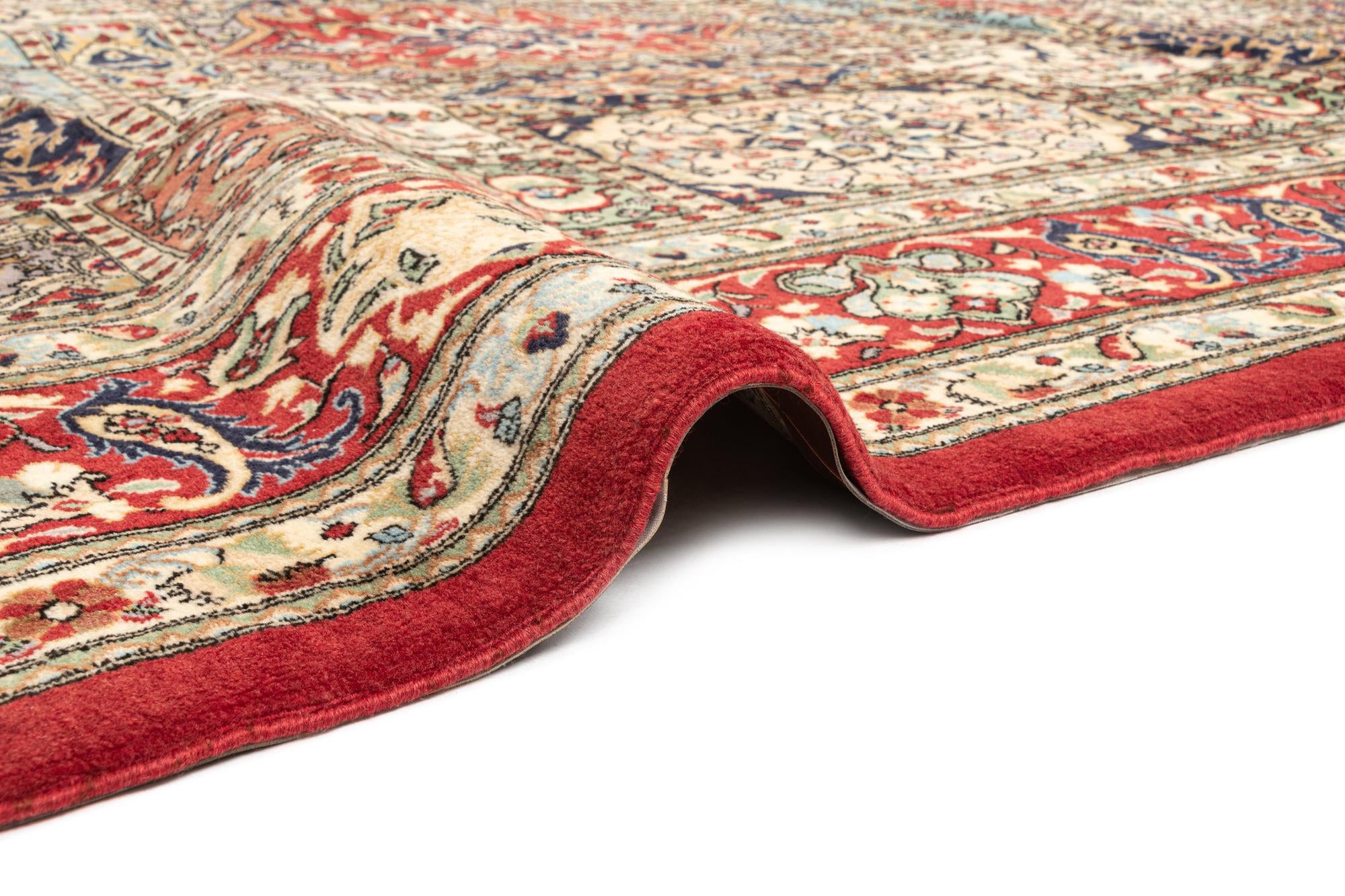 8' 2 x 11' 5 Hand Knotted Qom Persian Rug
