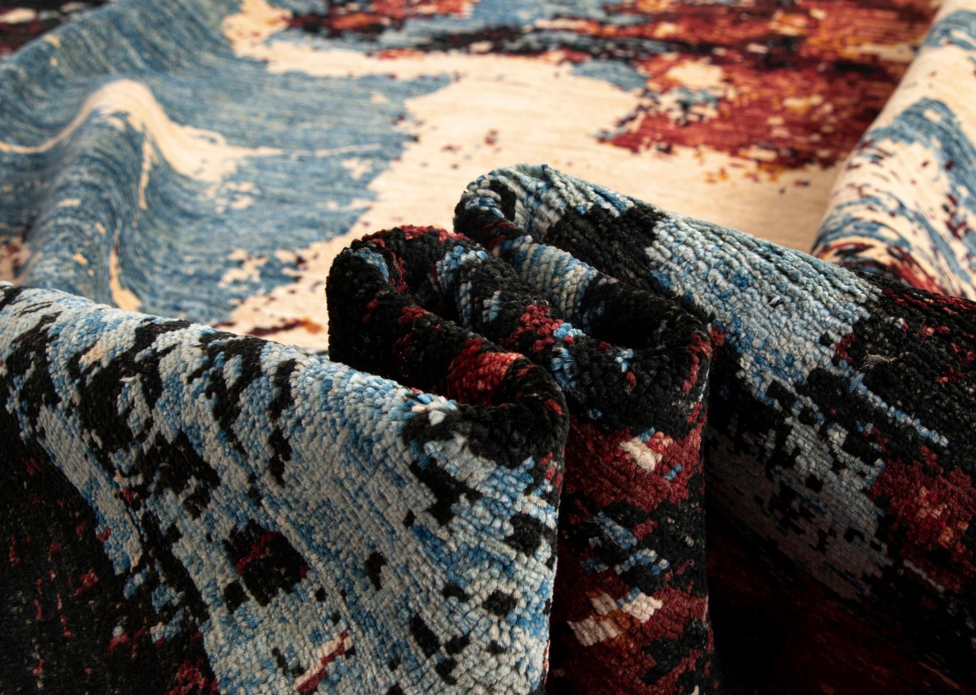 6' 10 x 9' 8 Rubin Wool Rug