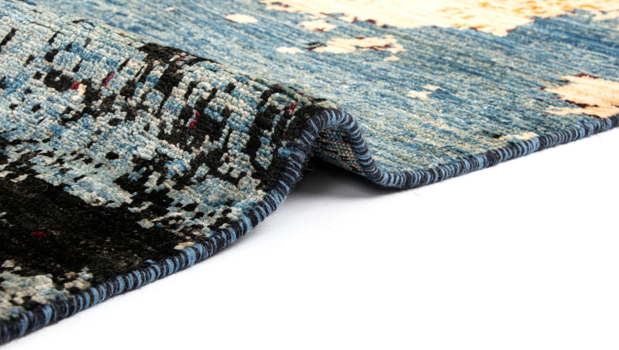 6' 10 x 9' 8 Rubin Wool Rug