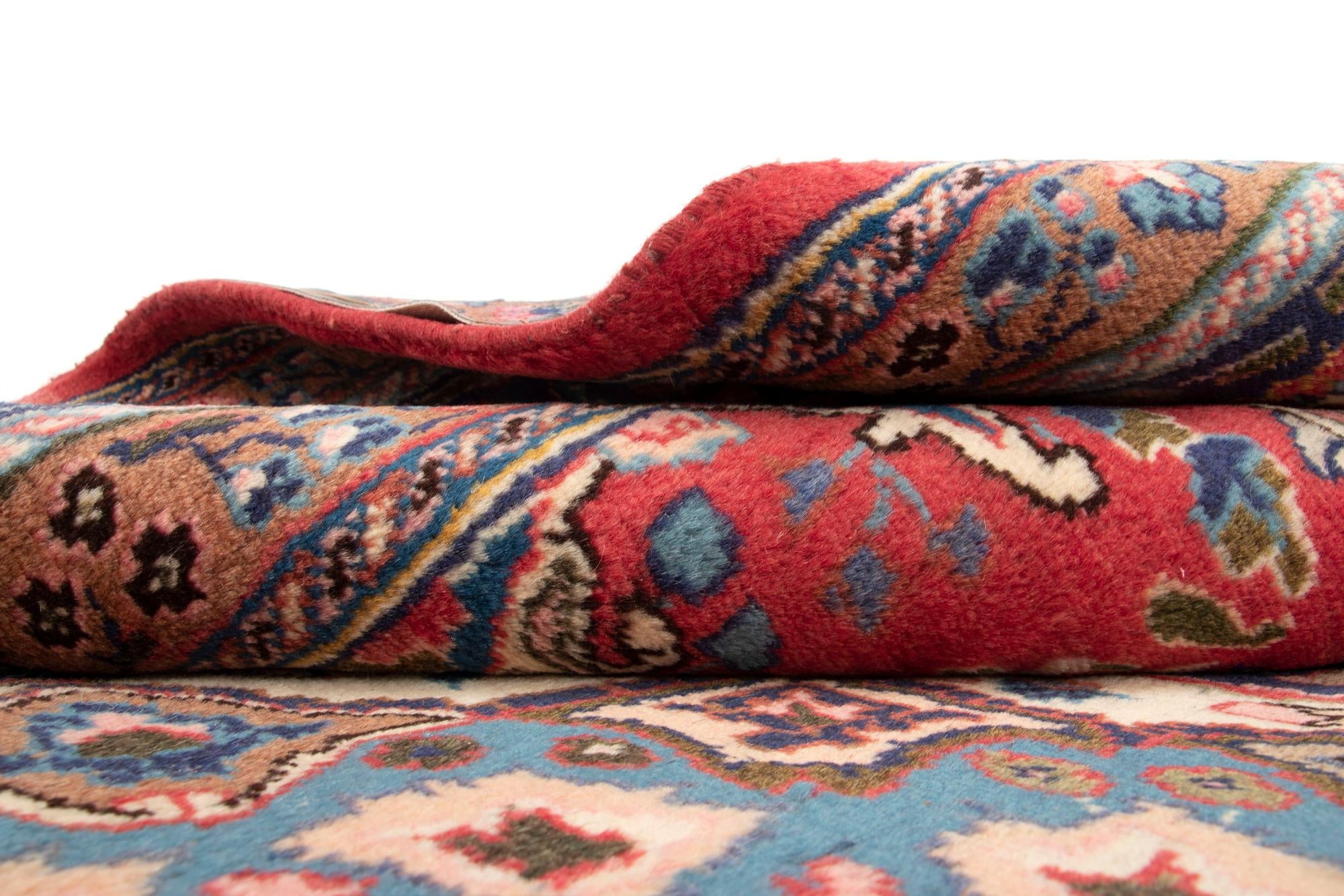 6' 6 x 9' 4 Hand Knotted Sabzevar Persian Wool Rug