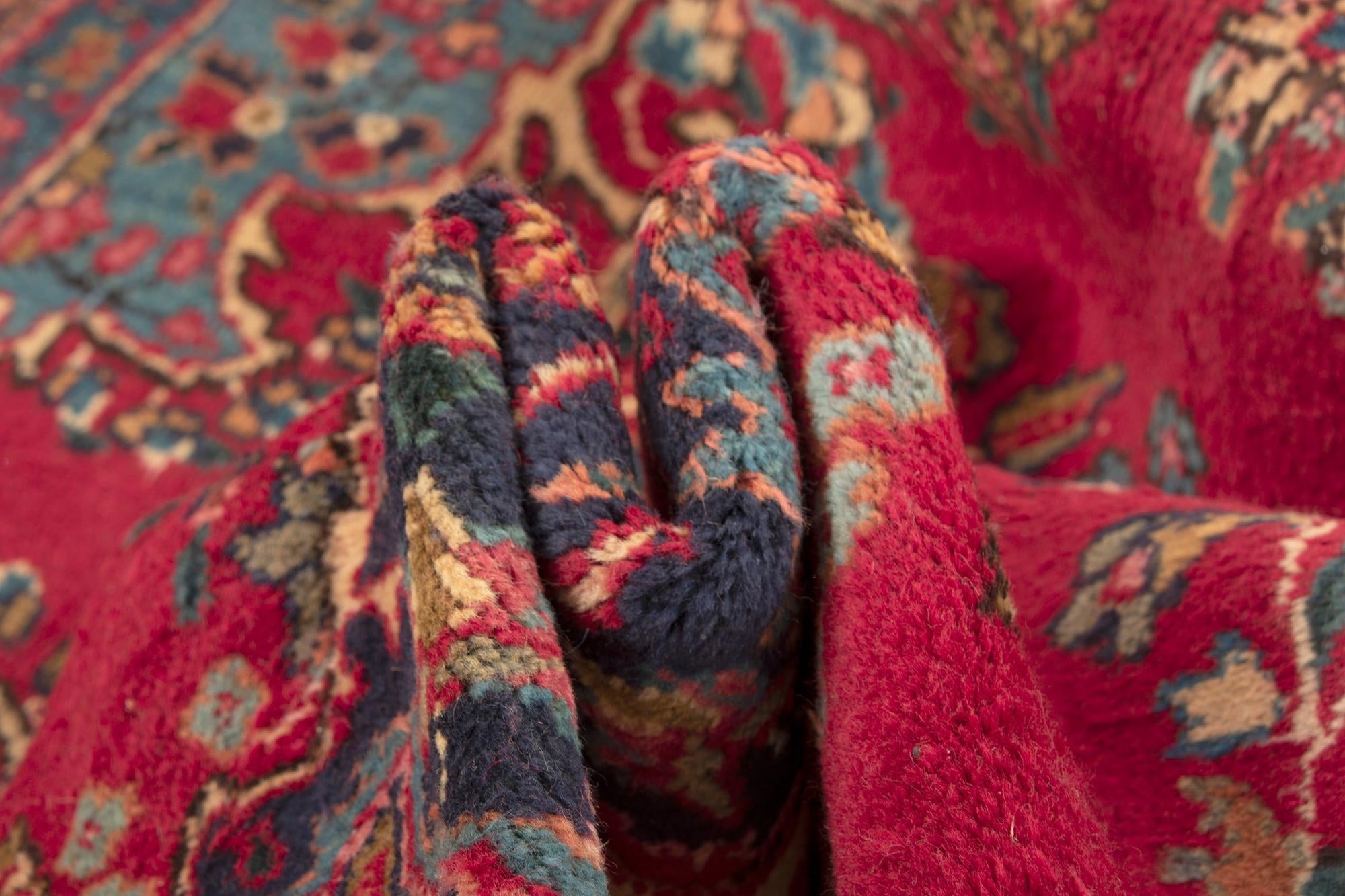 9' 8 x 12' 8 Hand Knotted Sabzevar Persian Wool Rug