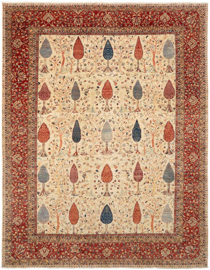 Detail image of 9' 11 x 11' 9 Samarkand Wool Rug