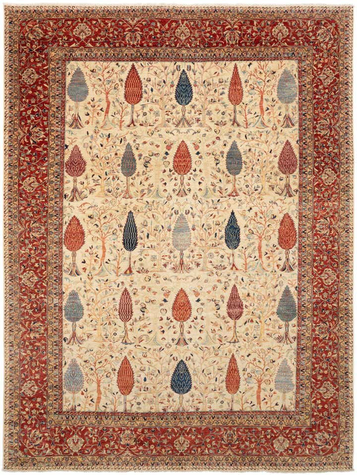9' 11 x 11' 9 Samarkand Wool Rug