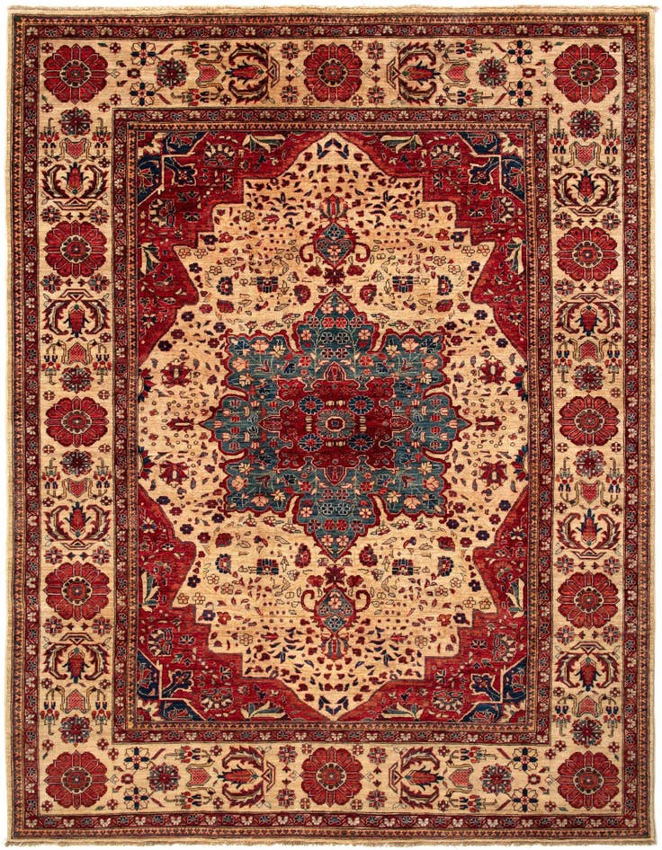 Detail image of 6' 1 x 8' 6 Samarkand Wool Rug