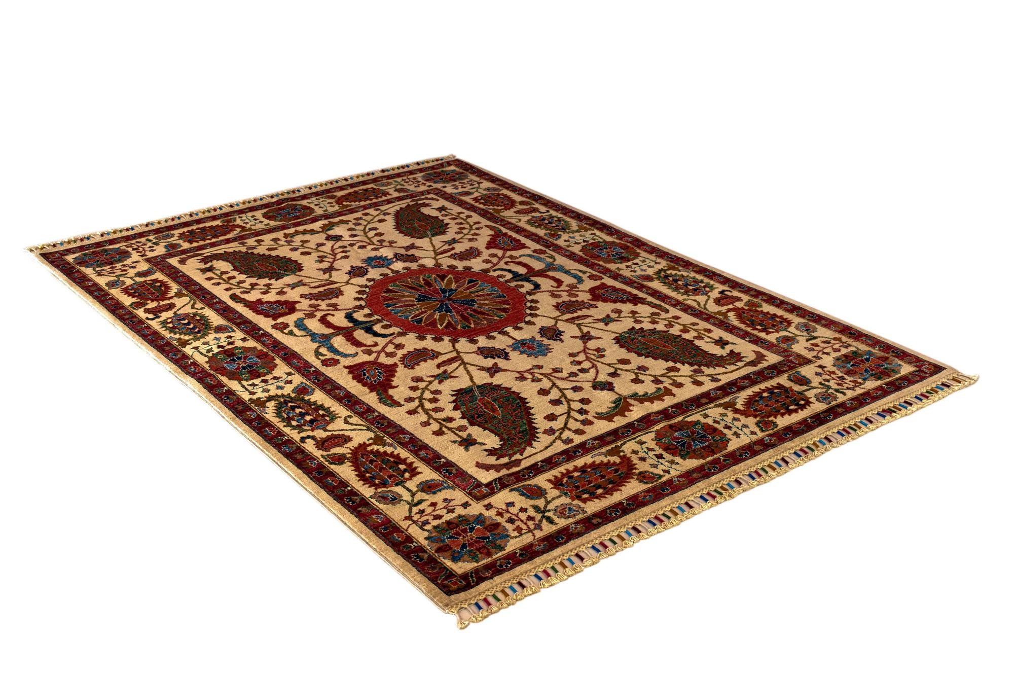 5' 9 x 7' 10 Samarkand Wool Rug