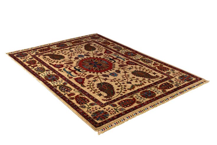 Detail image of 5' 9 x 7' 10 Samarkand Wool Rug