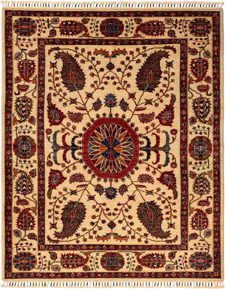 Detail image of 5' 9 x 7' 10 Samarkand Wool Rug