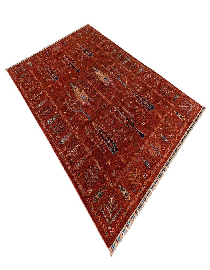 Detail image of 6' 8 x 9' 6 Samarkand Wool Rug