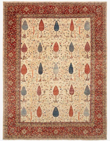 9' 11 x 11' 9 Samarkand Wool Rug