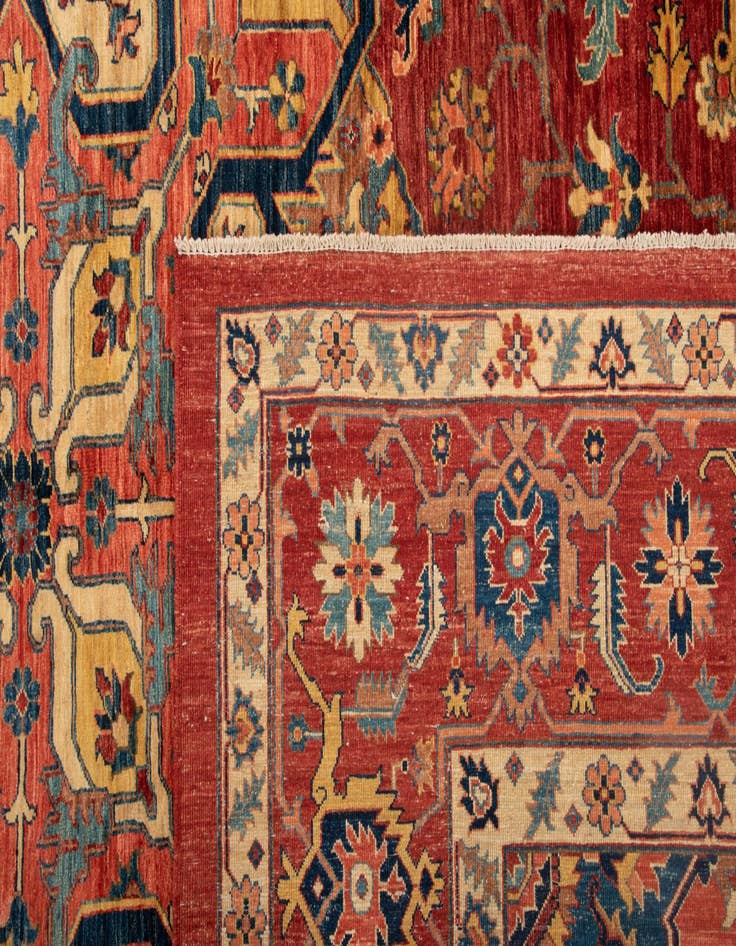 Detail image of 10' 4 x 13' Sara Wool Rug