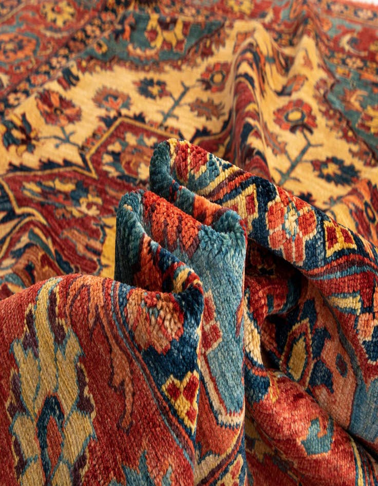 Detail image of 6' 2 x 8' 3 Sara Wool Rug