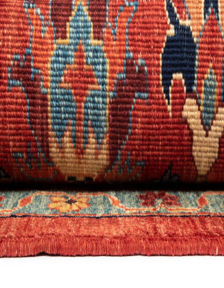 Detail image of 6' 1 x 8' Sara Wool Rug