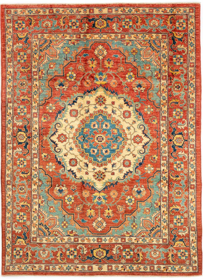 Detail image of 5' 10 x 8' 4 Sara Wool Rug