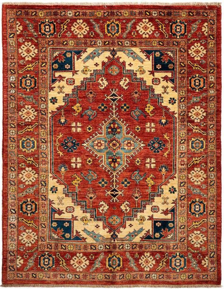 Detail image of 5' x 6' 11 Sara Wool Rug