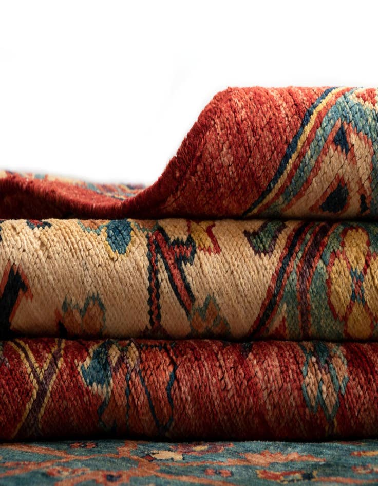 Detail image of 7' 1 x 10' 1 Sara Wool Rug