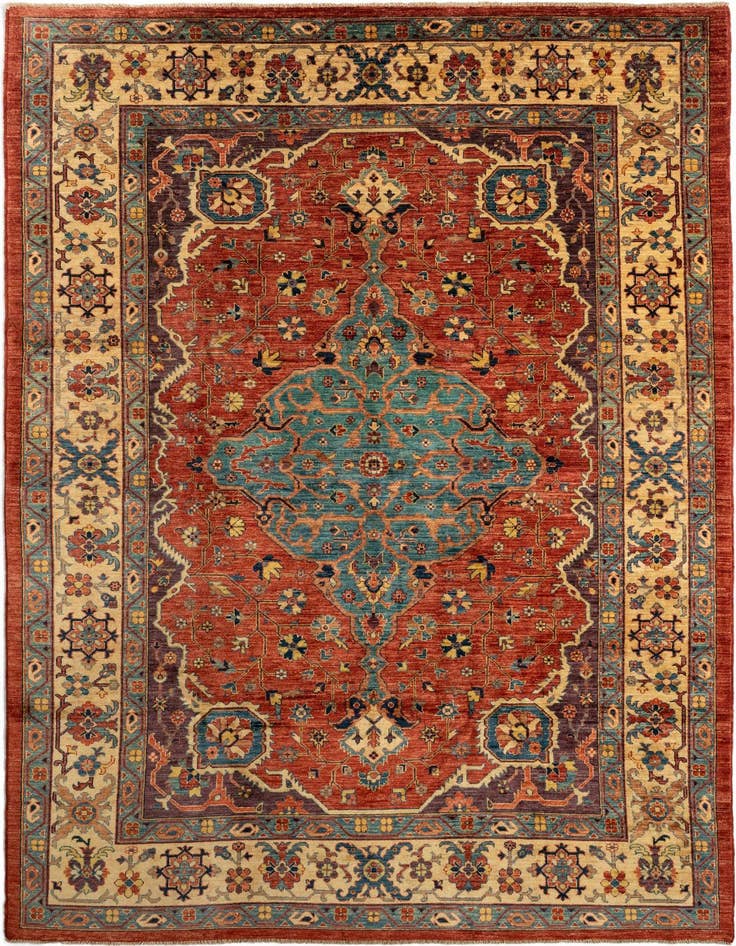 Detail image of 7' 1 x 10' 1 Sara Wool Rug