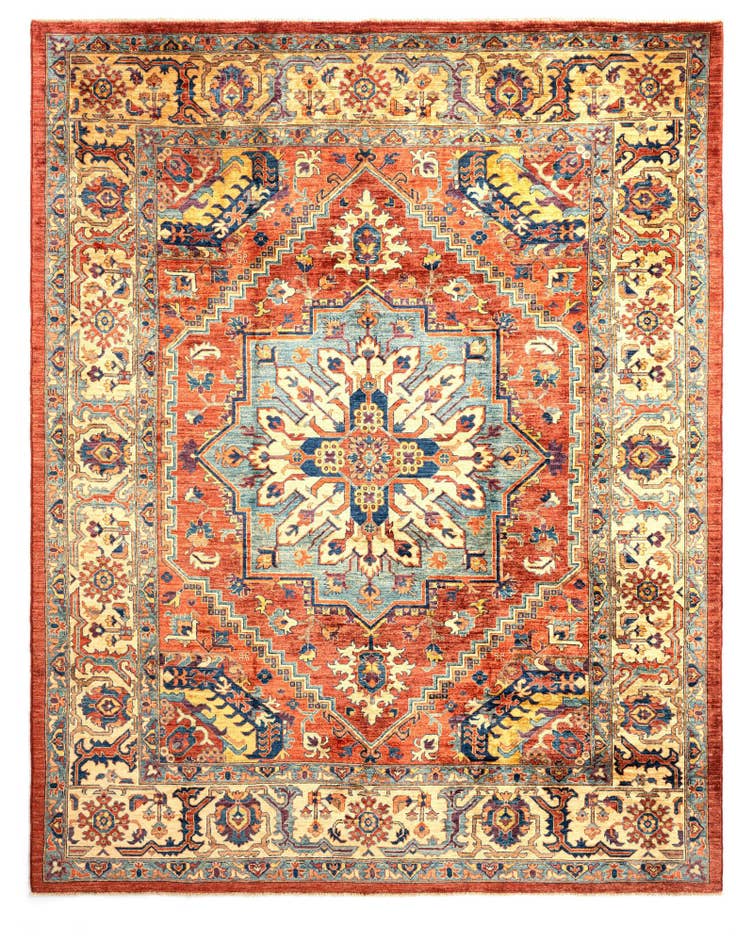 Detailansicht von 245cm x 315cm Serapi Wolle Teppich
