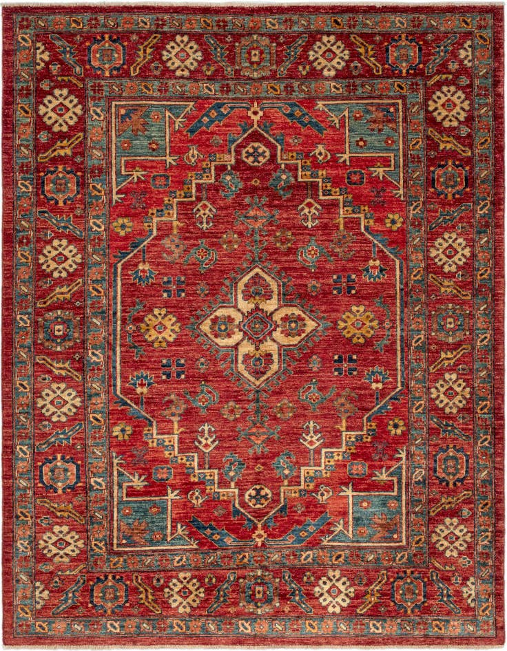 Detail image of 5' 1 x 6' 9 Sara Wool Rug