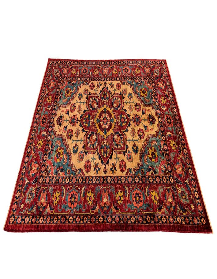 Detail image of 6' 2 x 8' 4 Sara Wool Rug