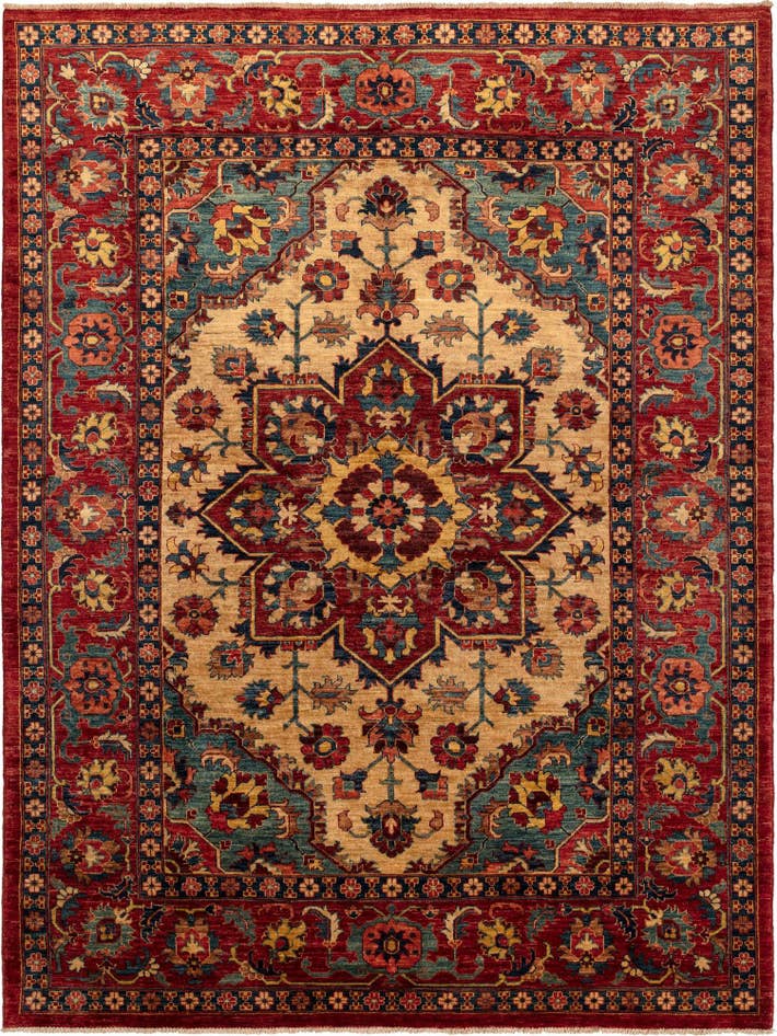 Detail image of 6' 2 x 8' 4 Sara Wool Rug