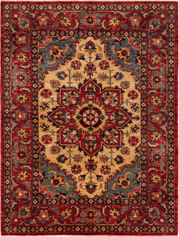 Detail image of 6' 2 x 8' 3 Sara Wool Rug