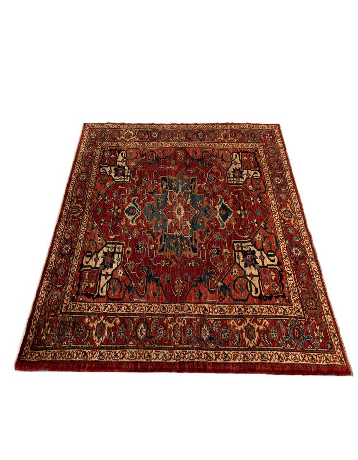 Detail image of 5' 11 x 7' 10 Sara Wool Rug