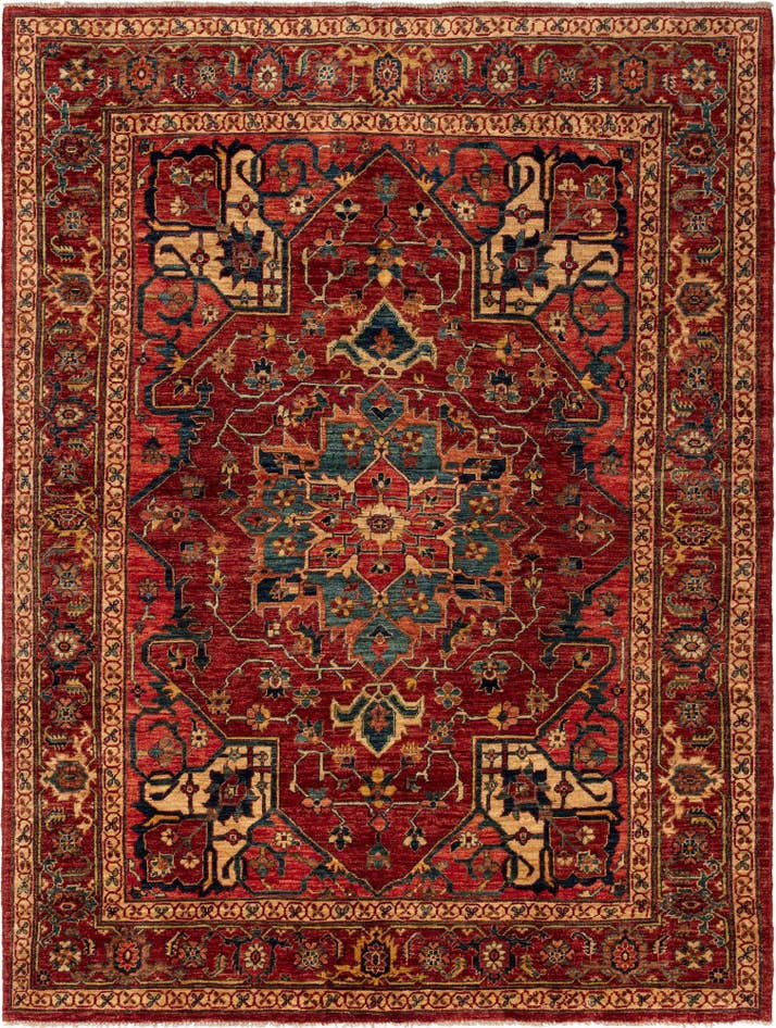 Detail image of 5' 11 x 7' 10 Sara Wool Rug