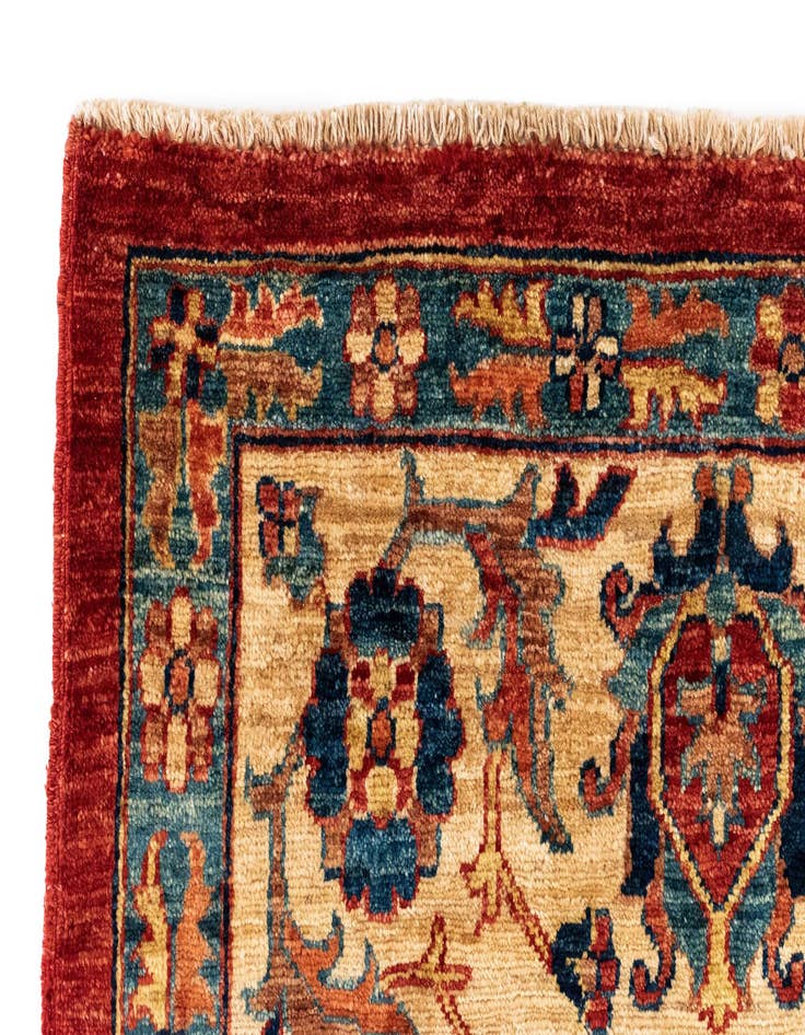 Detail image of 6' 1 x 8' 5 Sara Wool Rug