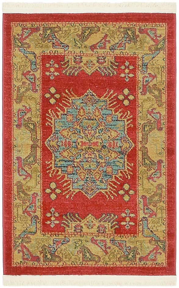 Detailansicht von 60cm x 95cm Serapi Teppich