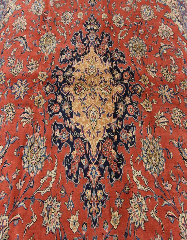 Detail image of 11' 6 x 16' 1  Hand Knotted Sarough Persian Wool Rug