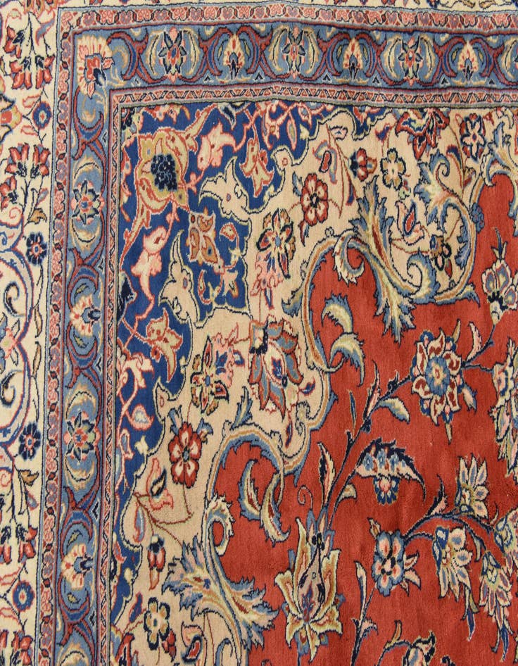 Detail image of 11' 6 x 16' 1  Hand Knotted Sarough Persian Wool Rug