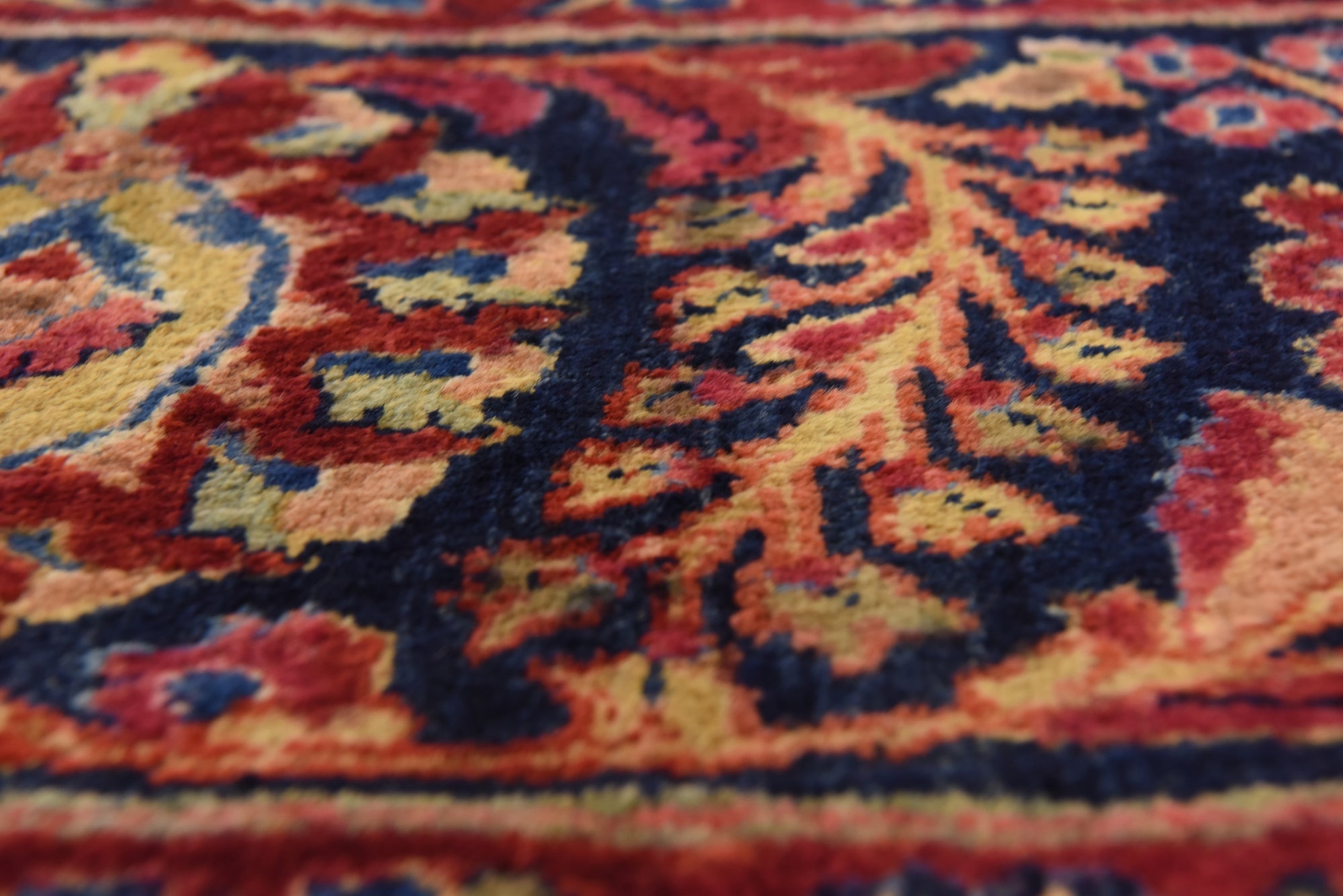 11' 9 x 19' Hand Knotted Sarough Persian Wool Rug