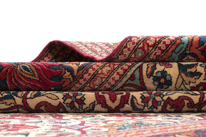 4' 7 x 6' 11 Hand Knotted Sarough Persian Wool Rug