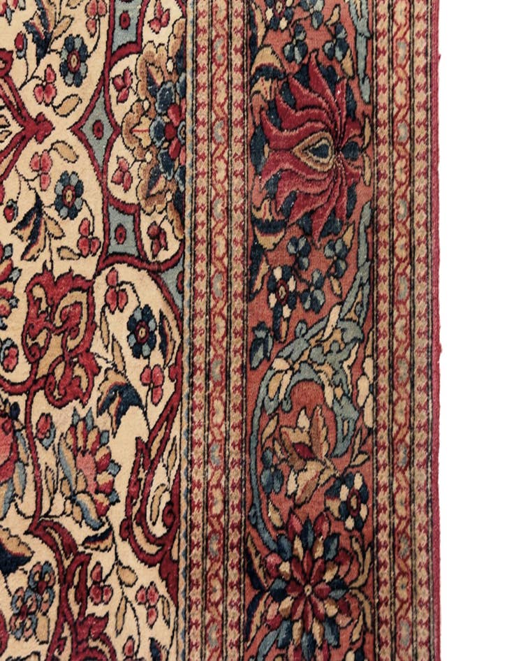 Detail image of 4' 7 x 6' 11 Hand Knotted Sarough Persian Wool Rug