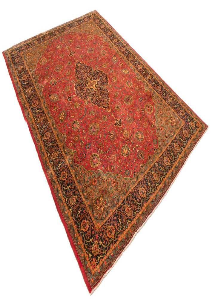 9' 9 x 13' Sarough Wool Rug
