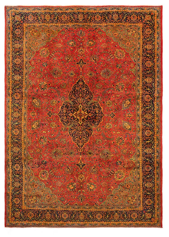 9' 9 x 13' Sarough Wool Rug